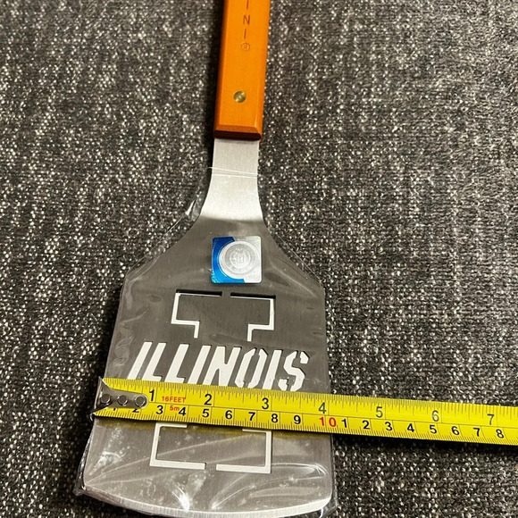 NWT Illinois Classic Series Sportula Stainless Steel Grilling Spatula - Picture 10 of 12
